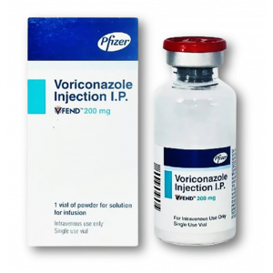 VFEND 200 MG ( VORICONAZOLE ) POWDER FOR SOLUTION FOR INTRAVENOUS INFUSION VIAL